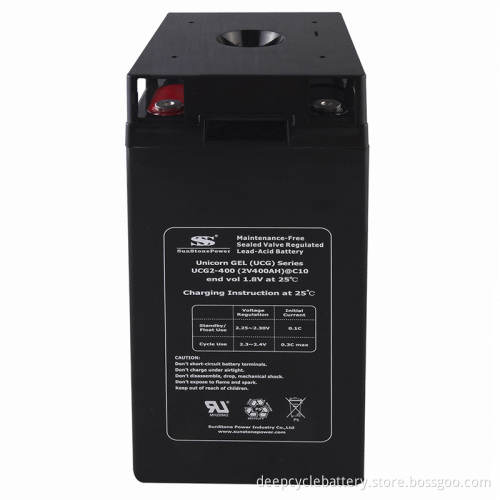 Lead Acid Deep Cycle Gel Battery 2V 400ah